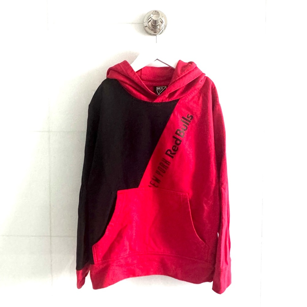 Red Bulls Youth Hoodie. Size 8.